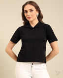 Classic Polo Tee - Black
