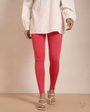 Cotton Ankle Legging - D.Pink