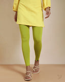 Viscose Ankle Legging - Pistachio