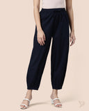 Pleated Pant - Navy