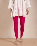 Cotton Ankle Legging - Pink Paradise