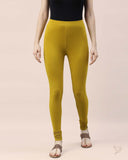 Viscose Churidar Legging - Moss Plant