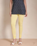 Cotton Churidar Legging - Citron Yellow