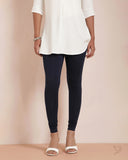Cotton Churidar Legging - DeepNavy