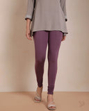 Viscose Churidar Legging - Dark Grape