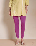 Cotton Churidar Legging - Fuchsia Violet