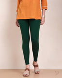 Viscose Ankle Legging - BottleGreen
