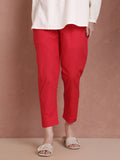 Cotton Kurti Pant - Lipstick