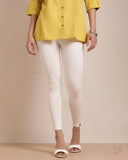 Cotton Ankle Legging - Creme De La Creme