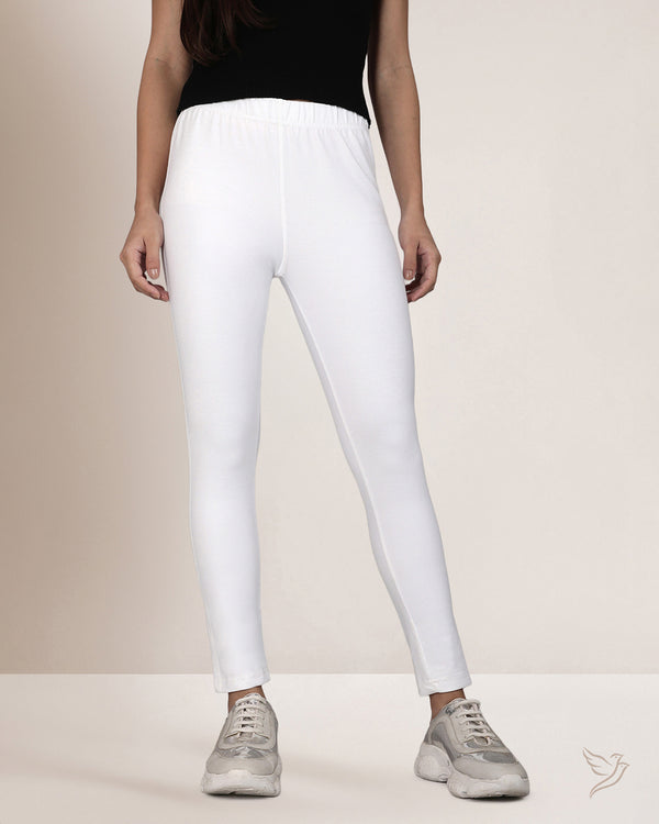 Coloured Jegging - White plus