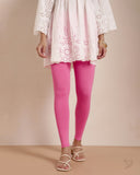 Cotton Ankle Legging - Pure Magenta