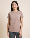 Relaxed Fit Tee – Beige