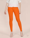 Viscose Ankle Legging - Fiery Orange