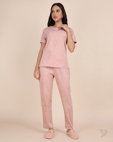 Adobe Printed Co-ord Set - Rose