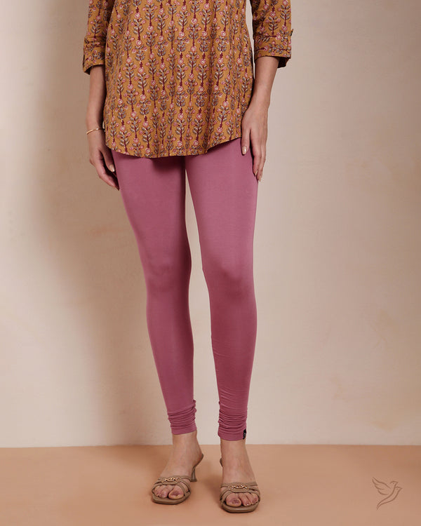 Viscose Churidar Legging - Wild Orchid