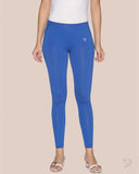 Cotton Ankle Legging - Robin Blue