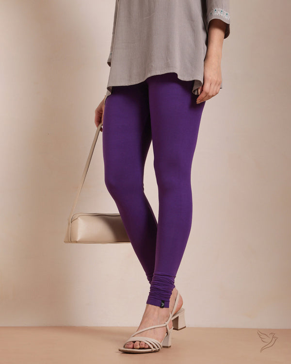 Viscose Churidar Legging - Beauty Berry