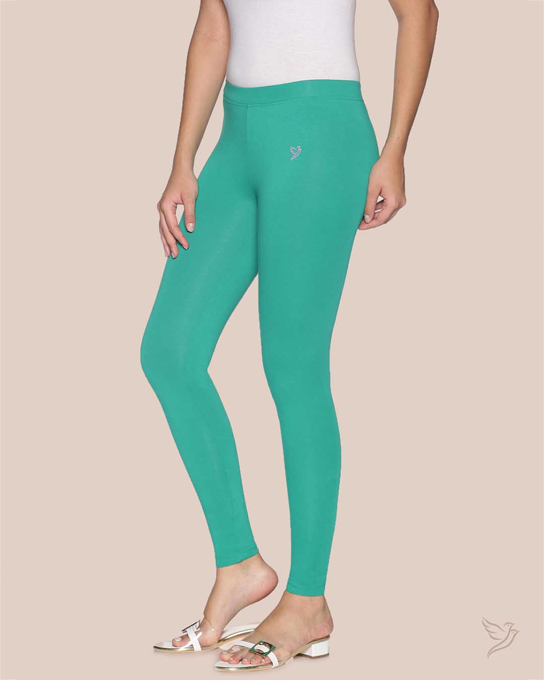 Emerald Lexus Cotton Ankle Legging for Women