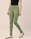 Cotton Churidar Legging - Cactus