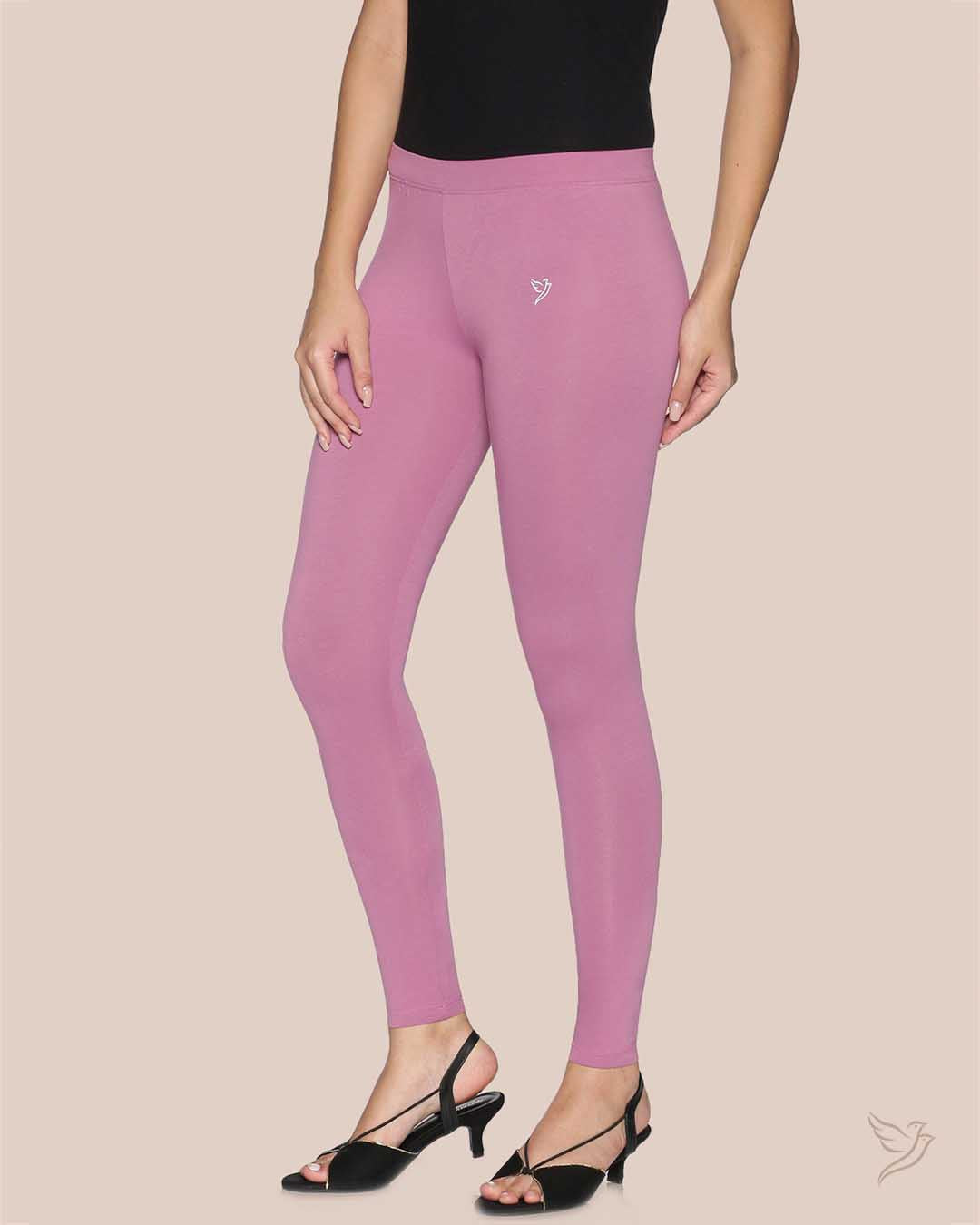 Wild Rose Cotton Ankle Legging for Women