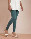 Cotton Churidar Legging - Rare Jade