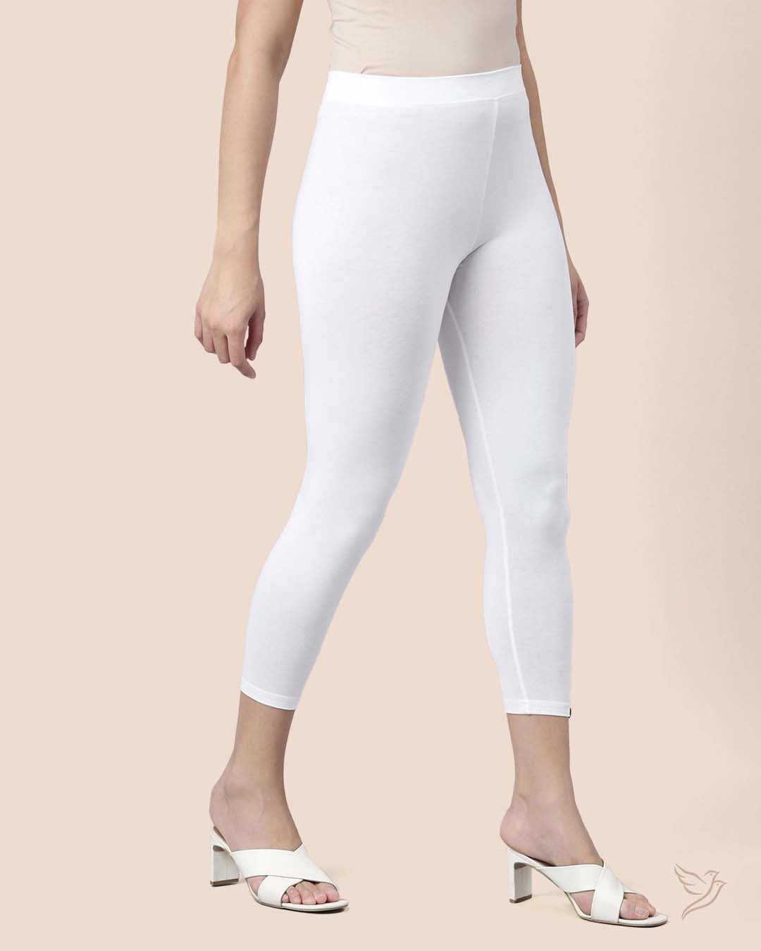 Girl White Cropped Leggins Mothercare Girls White Cropped Leggings