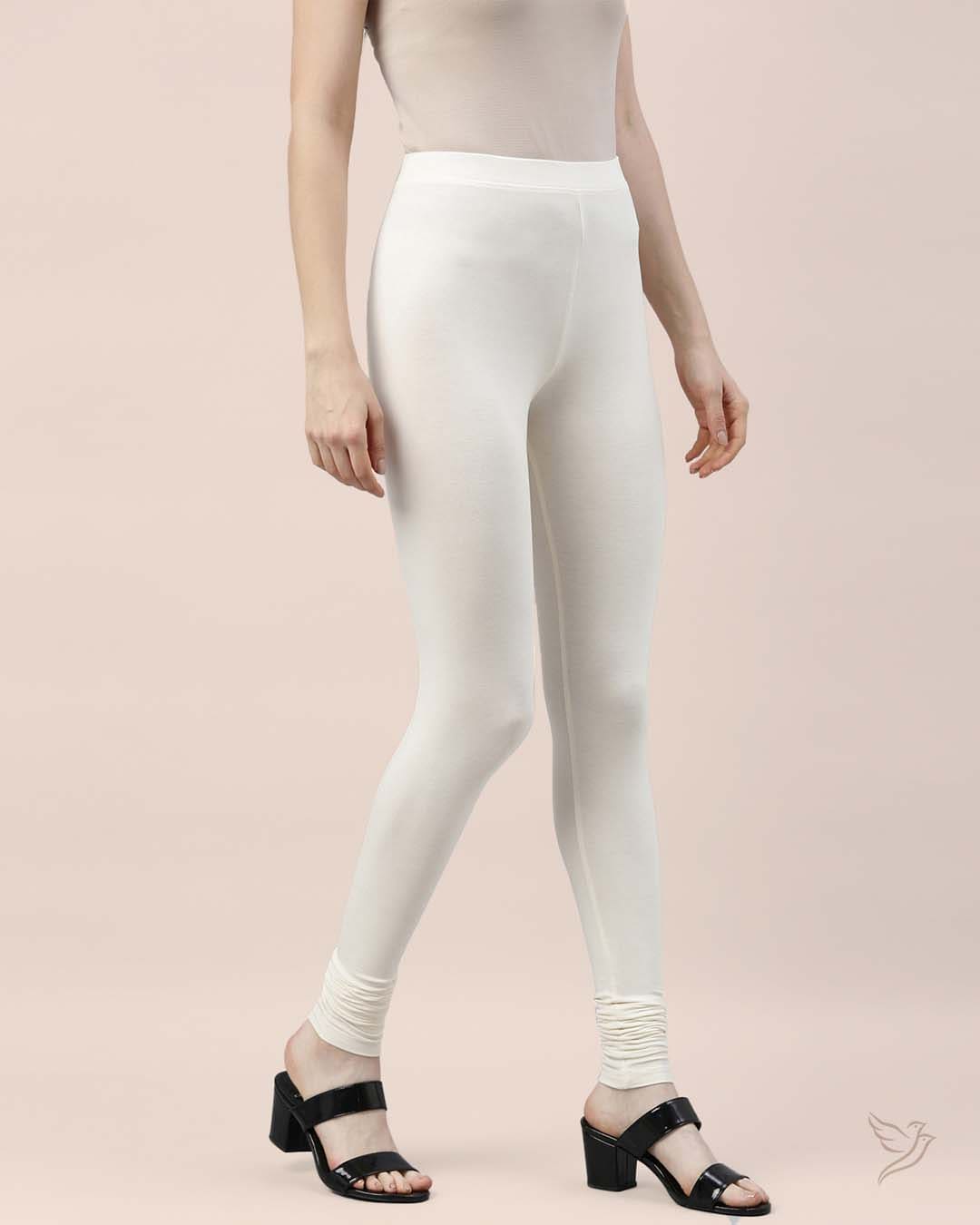 Vanilla Viscose Churidar Legging for Women