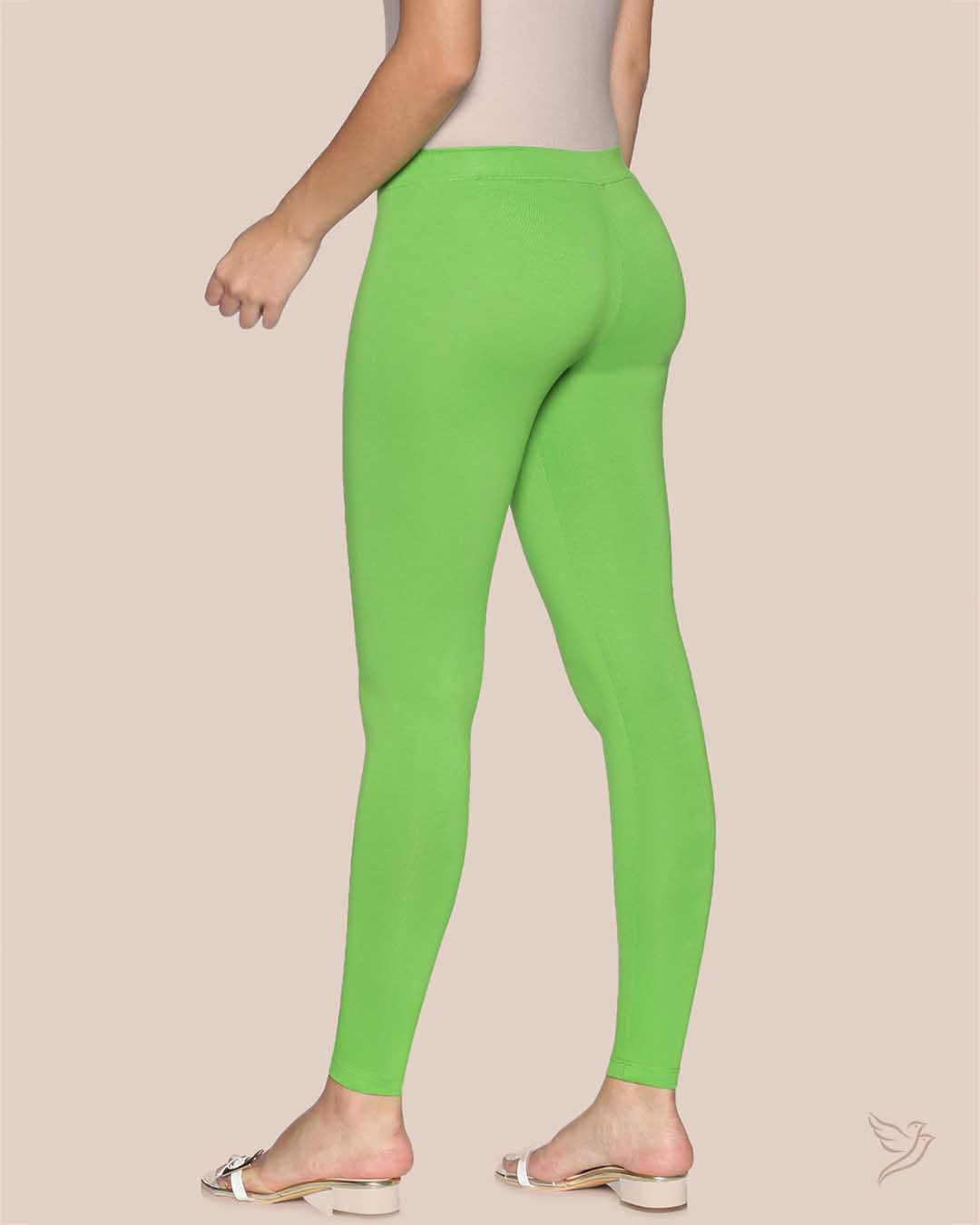 Pepper Mint Cotton Ankle Legging for College girls