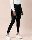 Coloured Jegging - Dark Black
