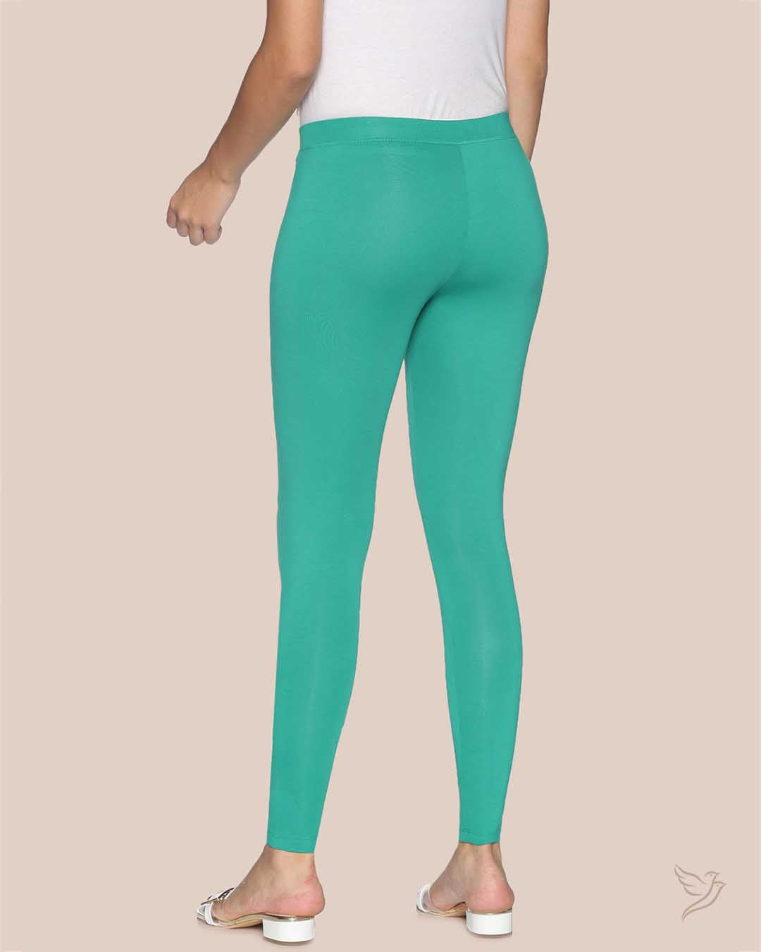 Emerald Lexus Cotton Ankle Legging for College girls