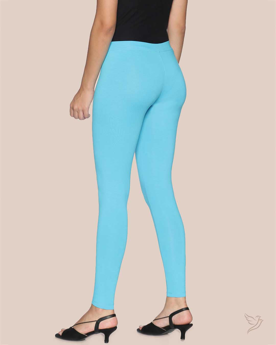 Sky Fall Cotton Ankle Legging for College girls