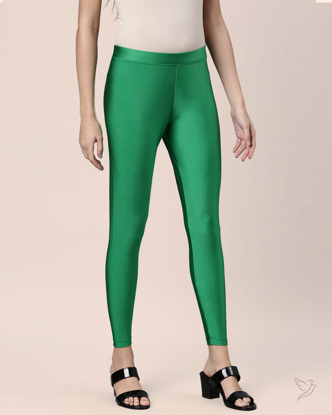 Green leggings womens best sale