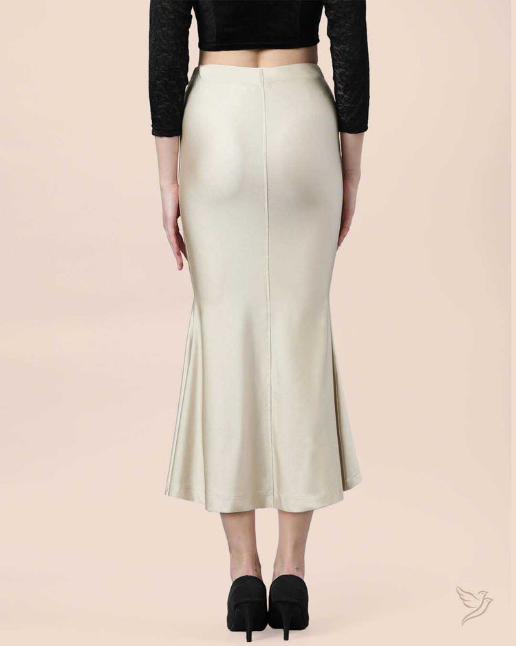 Peach-Colored Stretchable Saree Shaper