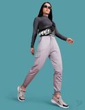 Mid Raise Jogger - Melange