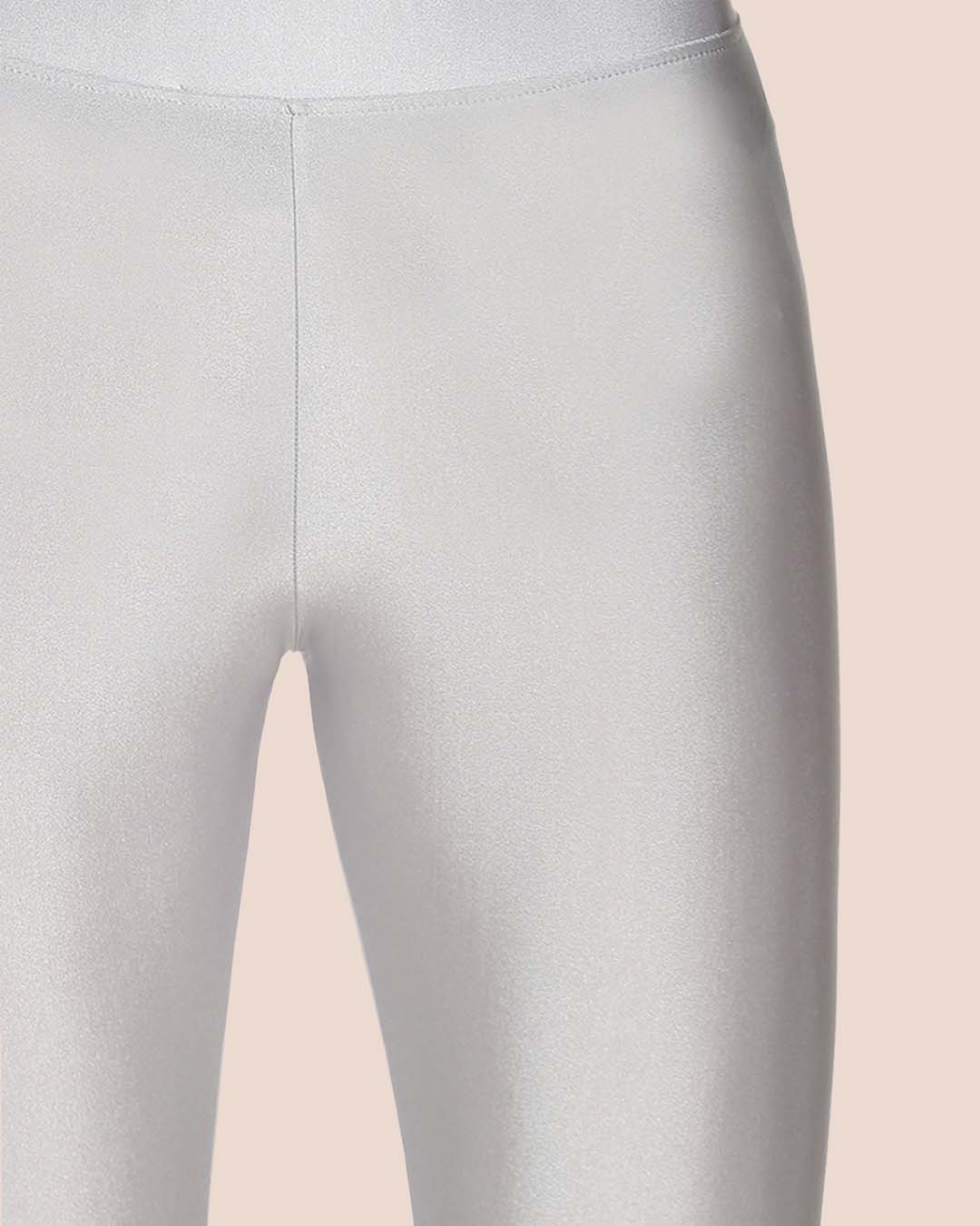 Leggings Thermiques Unisexes SilverSkin Fresh - Fibre D'argent, Gris, Fabriqué En Italie, Confort Optimal
