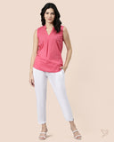 Cotton Kurti Pant - Pearl White