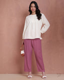 Viscose Kurti Pant - Wild Orchid