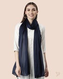Shimmer Shawl - Navy Gloss