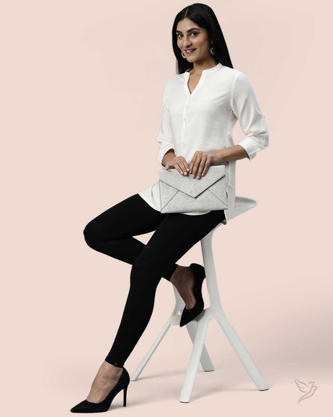Women's Dark Pink Ankle Legging – Soft Cotton Elastane Jersey by Boer & Fitch main image 0