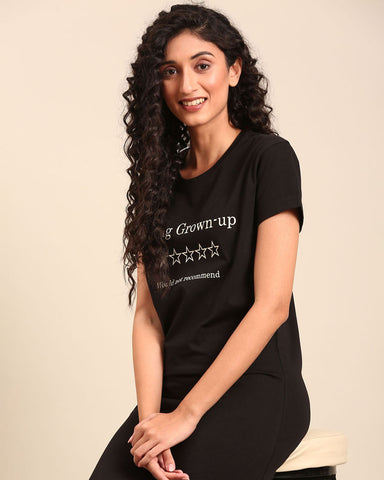 Long Tee - Jet Black