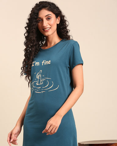 Long Tee - Legion Blue