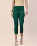 Cotton Capri Legging - New Leaf