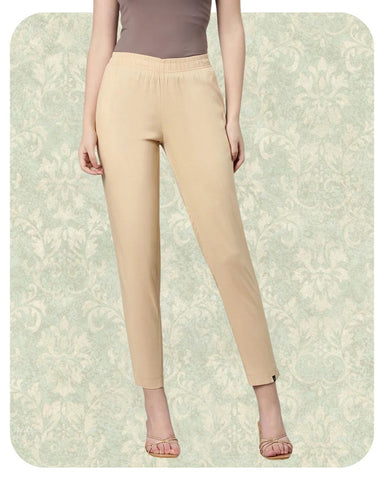 Flexi Kurti Pant - Sugar Cookie