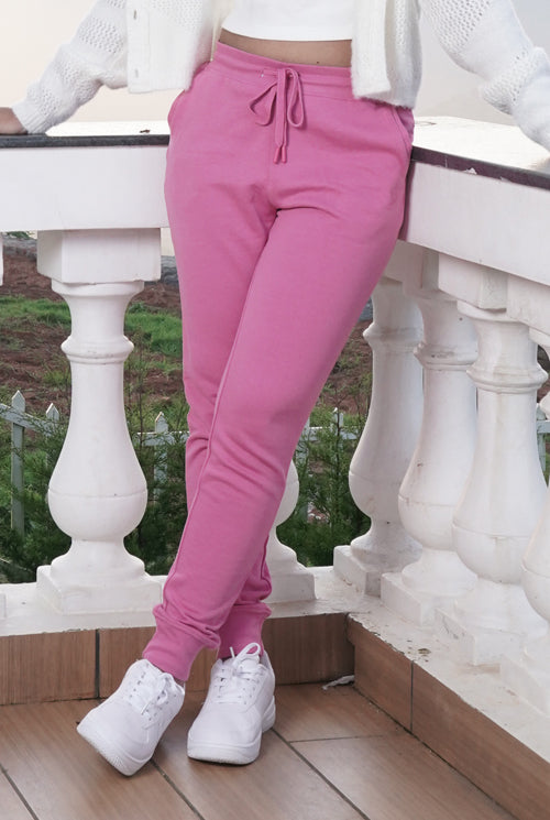 Women Jogger - Dark Pink