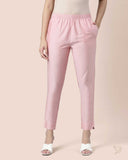 Metallic Straight Pant - Pink Smoothie