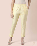 Metallic Straight Pant - Queen Bee