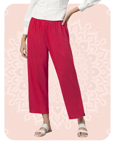 Viscose Kurti Pant - Pink