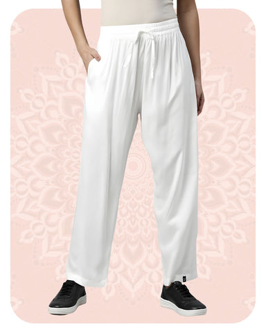 Viscose Kurti Pant - White