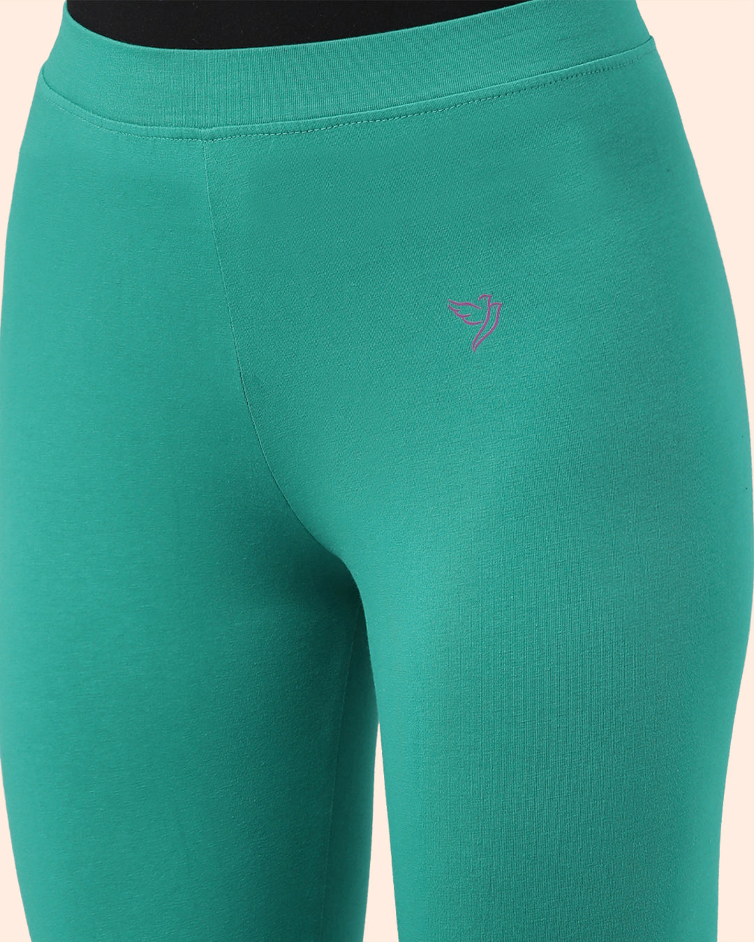 Comfortable Emerald Lexus Cotton Churidar Legging