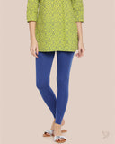 Cotton Ankle Legging - Bay Breeze
